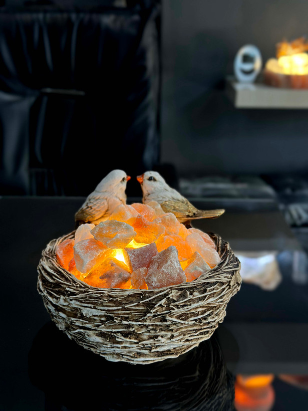 آباژور نمک هیمالیا طرح لانه پرنده (آباژور)