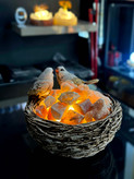 آباژور نمک هیمالیا طرح لانه پرنده (آباژور)