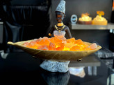 چراغ خواب نمک هیمالیا طرح زن آفریقایی (آباژور)